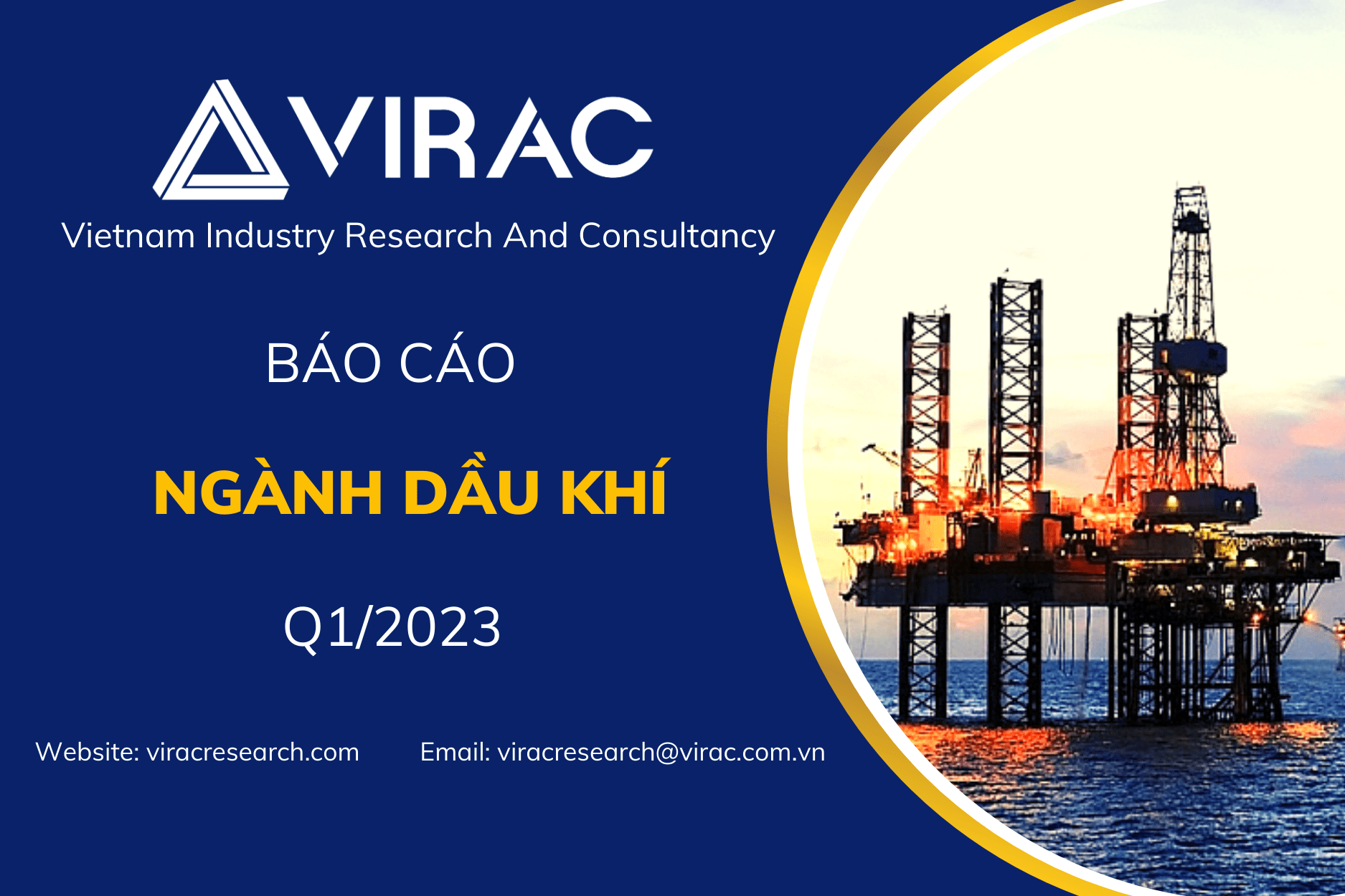 báo cáo ngành dầu khí Việt Nam quý 1/ 2023