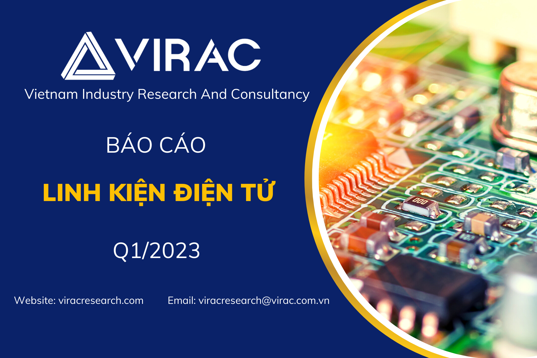 báo cáo ngành linh kiện điện tử Việt Nam quý 1/ 2023