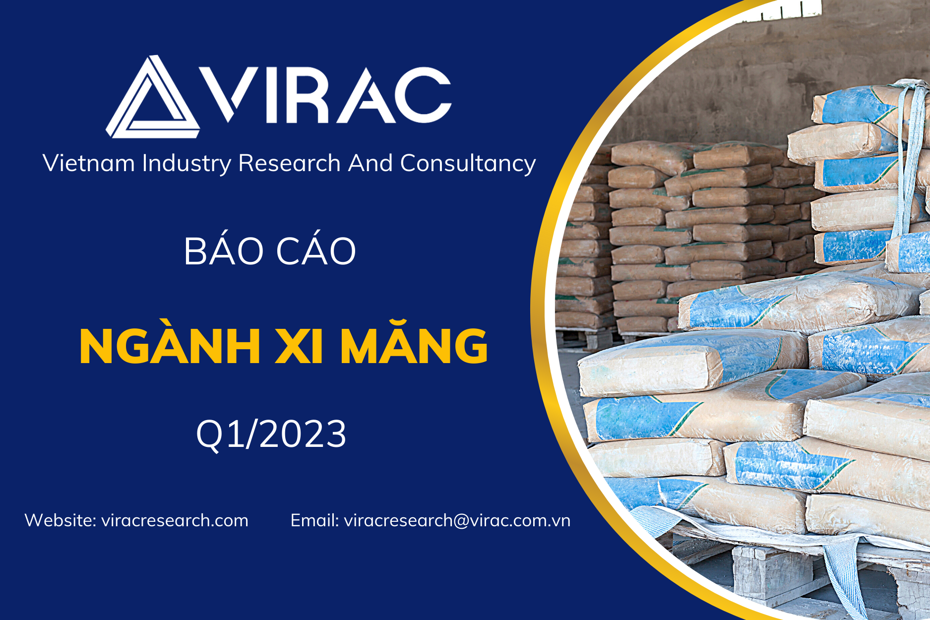 báo cáo ngành xi măng Việt Nam quý 1/ 2023