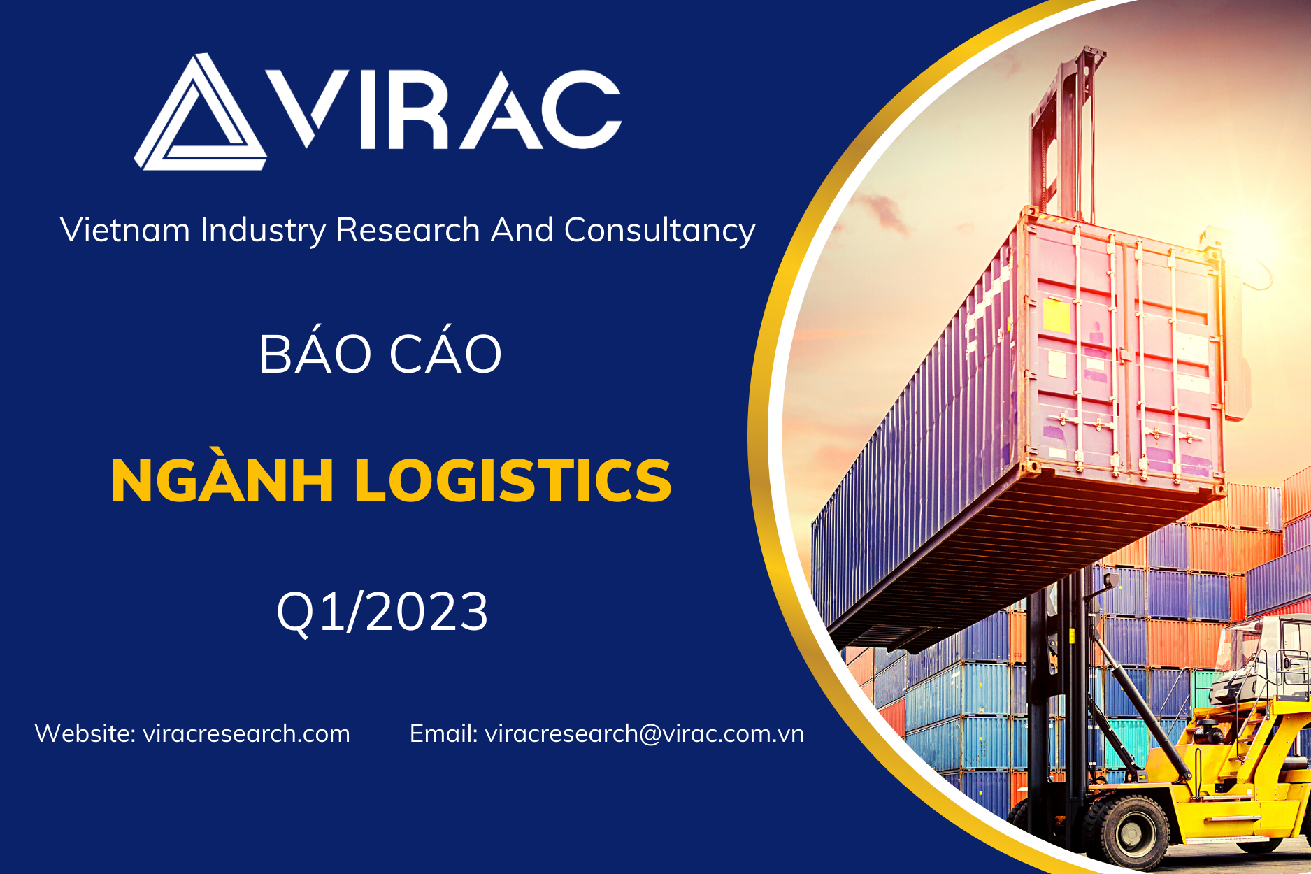 báo cáo ngành logistics quý 1/ 2023