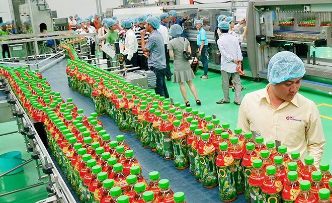 Dây chuyền sản xuất của ngành đồ uống
