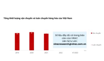 Tổng khối lượng vận chuyển và luân chuyển hàng hóa của Việt Nam