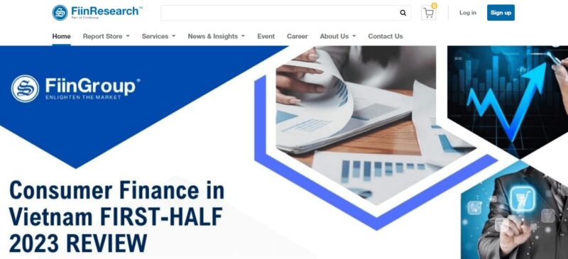 Giao diện website FiinRerearch- FiinGroup