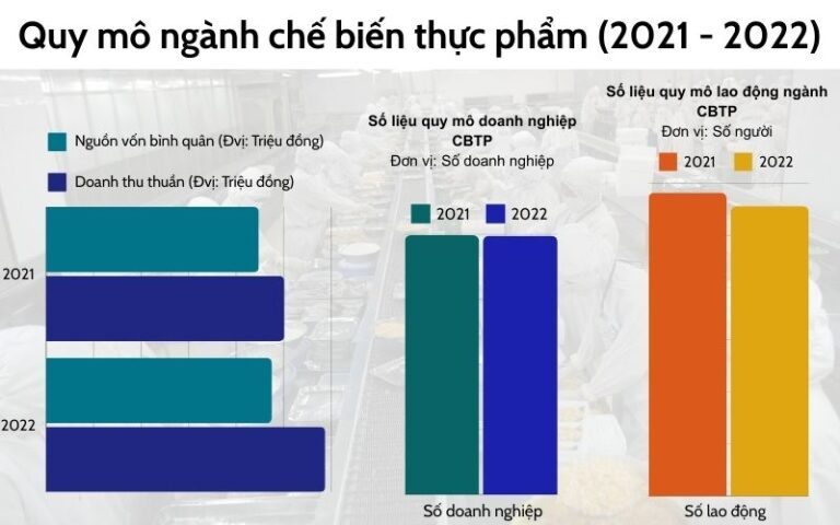 Quy mô ngành chế biến thực phẩm Việt Nam